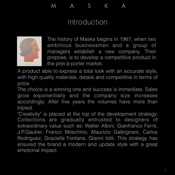 Maska Italian fashion Brand 2