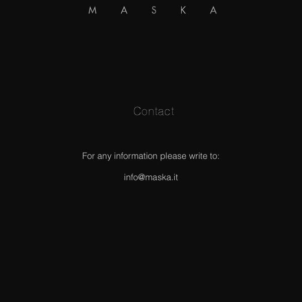 Maska Italian fashion Brand 20