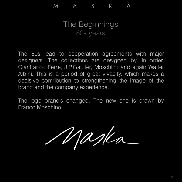 Maska Italian fashion Brand 8