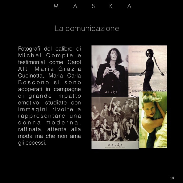 Maska Italian fashion Brand 14