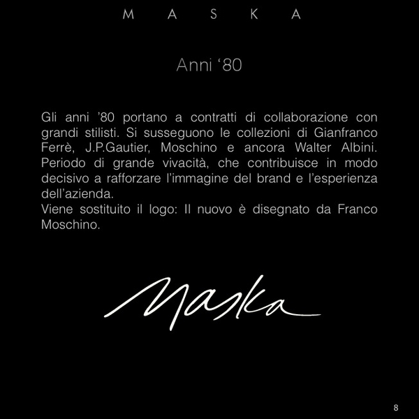 Maska Italian fashion Brand 8